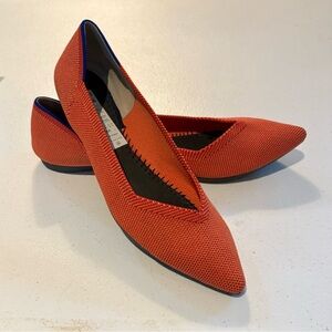 Rothy’s Persimmon (Orange) The PointWomen's Flats, no insole!